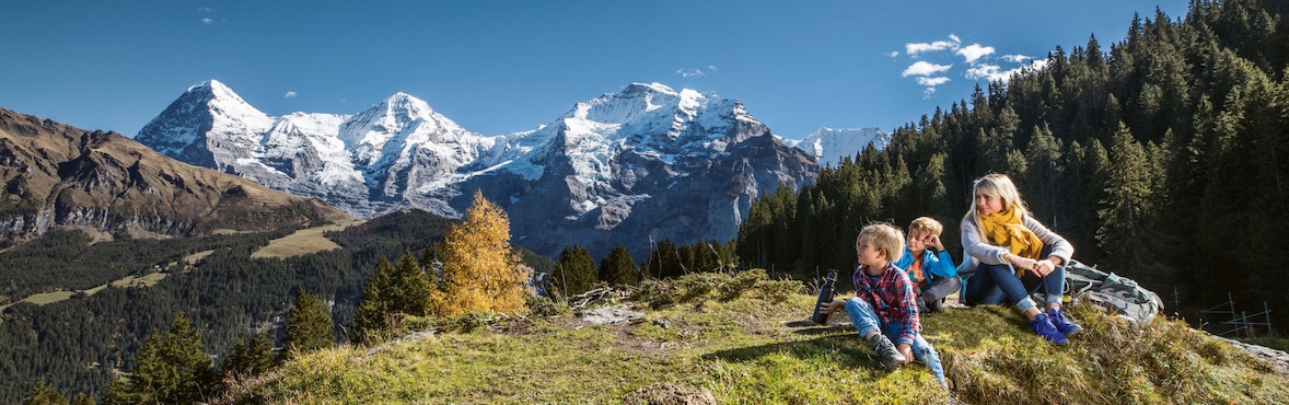 Ausflüge_Wanderungen im Berner Oberland am Fusse von Eiger-Mönch-Jungfrau für Alt und Jung